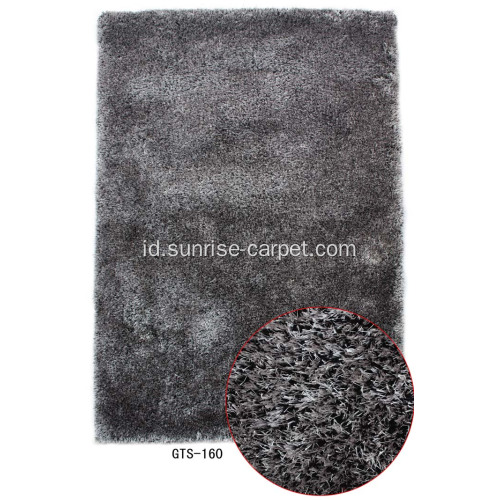 Kualitas Terbaik Polyester &amp; Elastic Silk Shaggy Rug